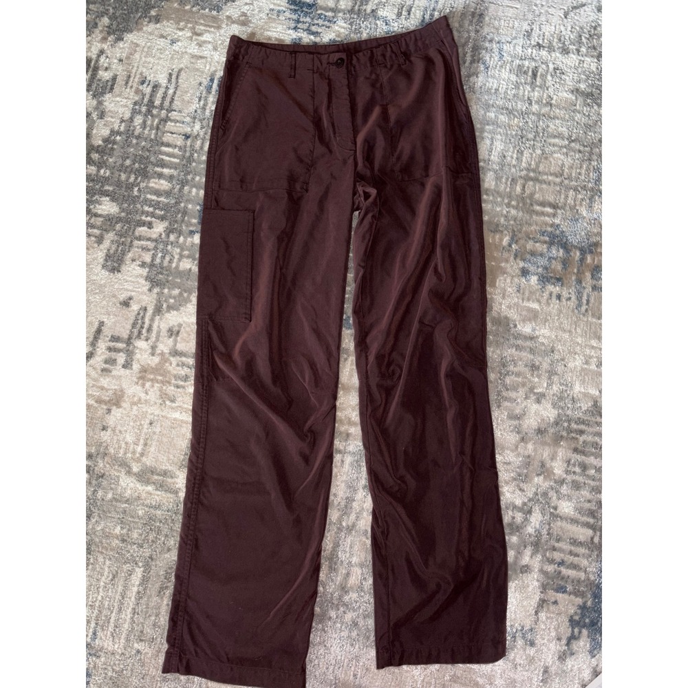 Patagonia Womens 12 Hiking Cargo Pants Brown Straight Leg Outdoor